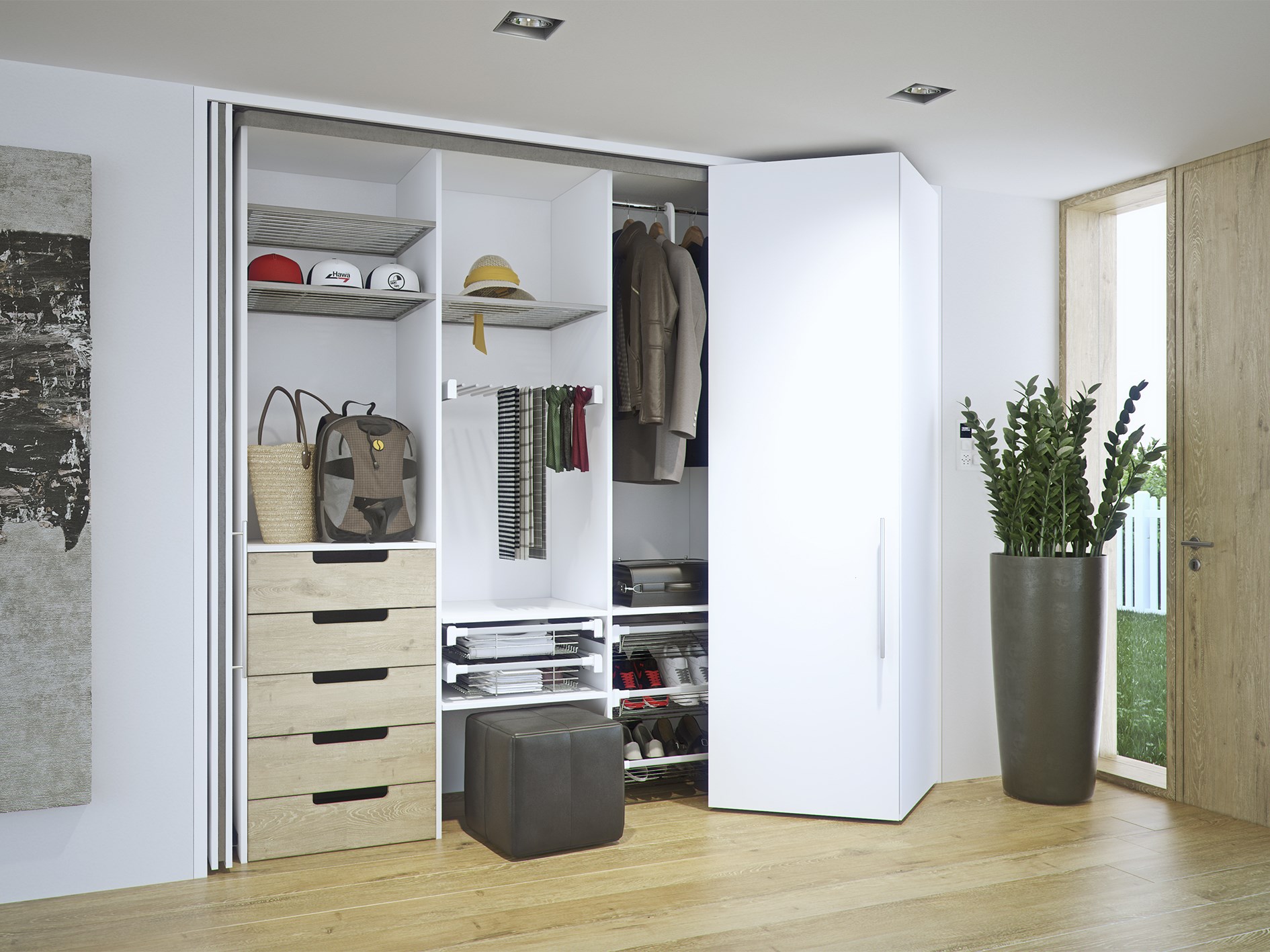 瑞士HAWA 收納折掀門五金