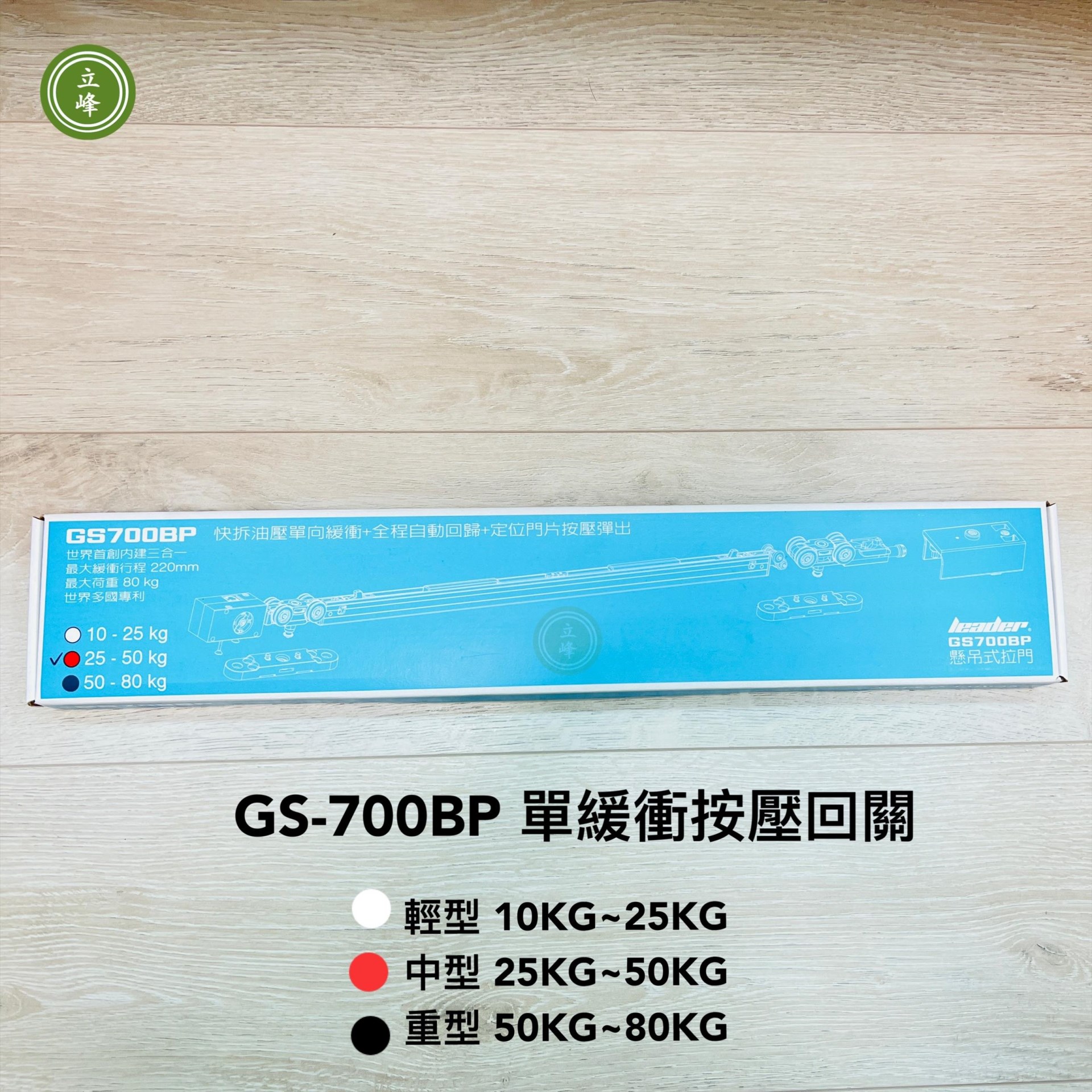 【立峰五金】｜GS700BP-單向緩衝+自動回關+按壓彈出