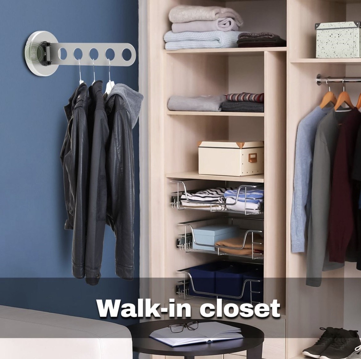 GT-S51【銀色】旋轉衣架 