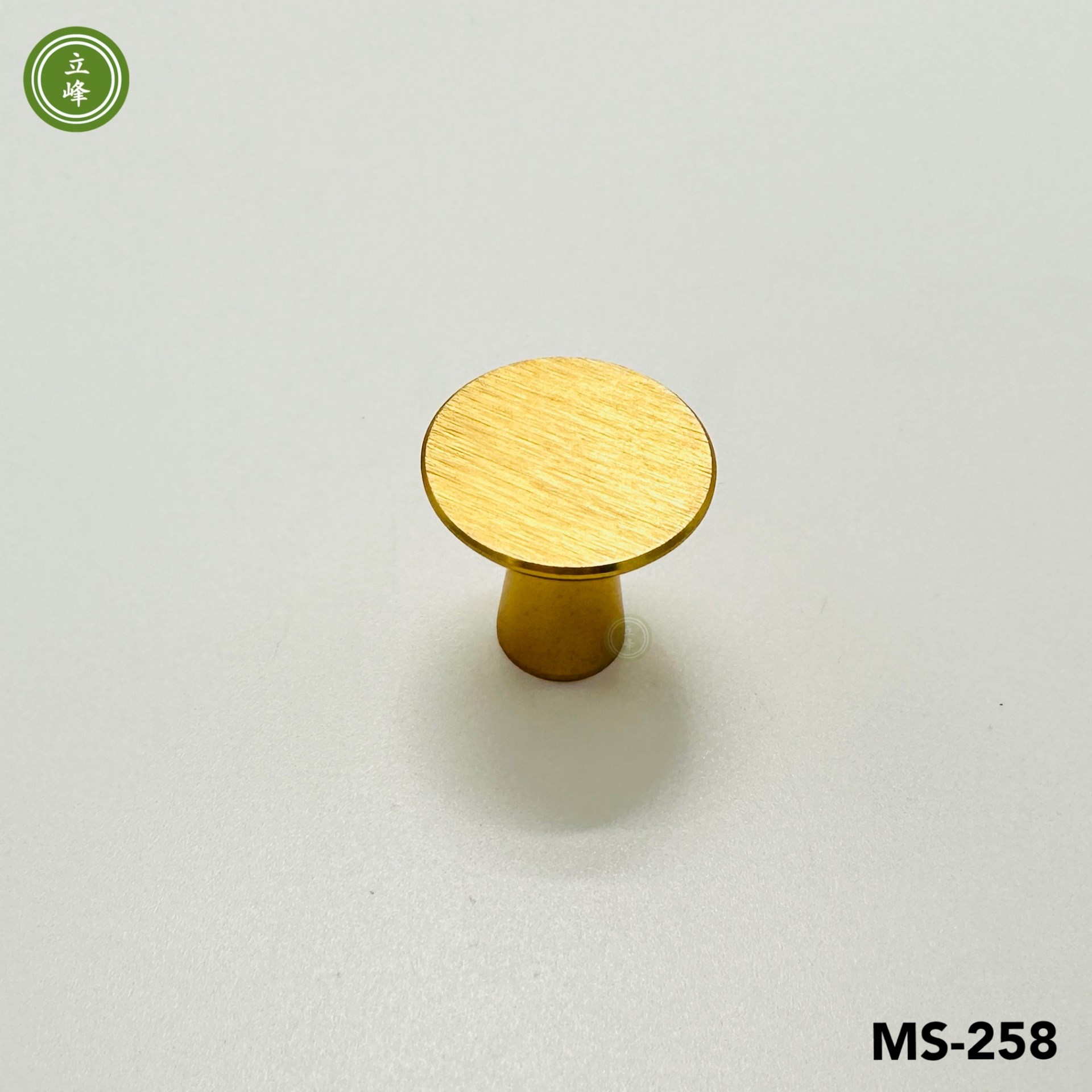 MS-258【金色】圓形 單顆把手 