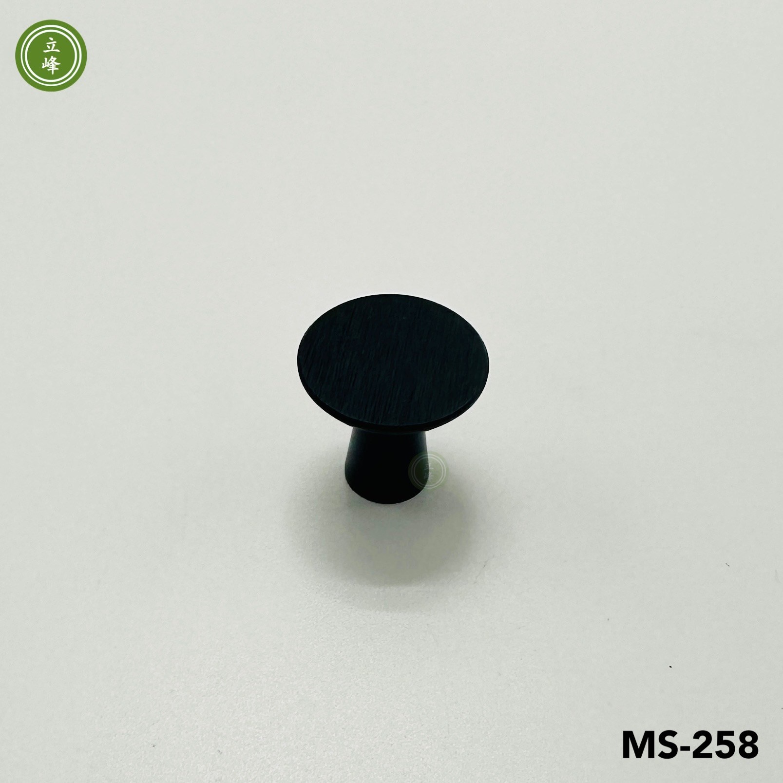 MS-258【黑色】圓形 單顆把手