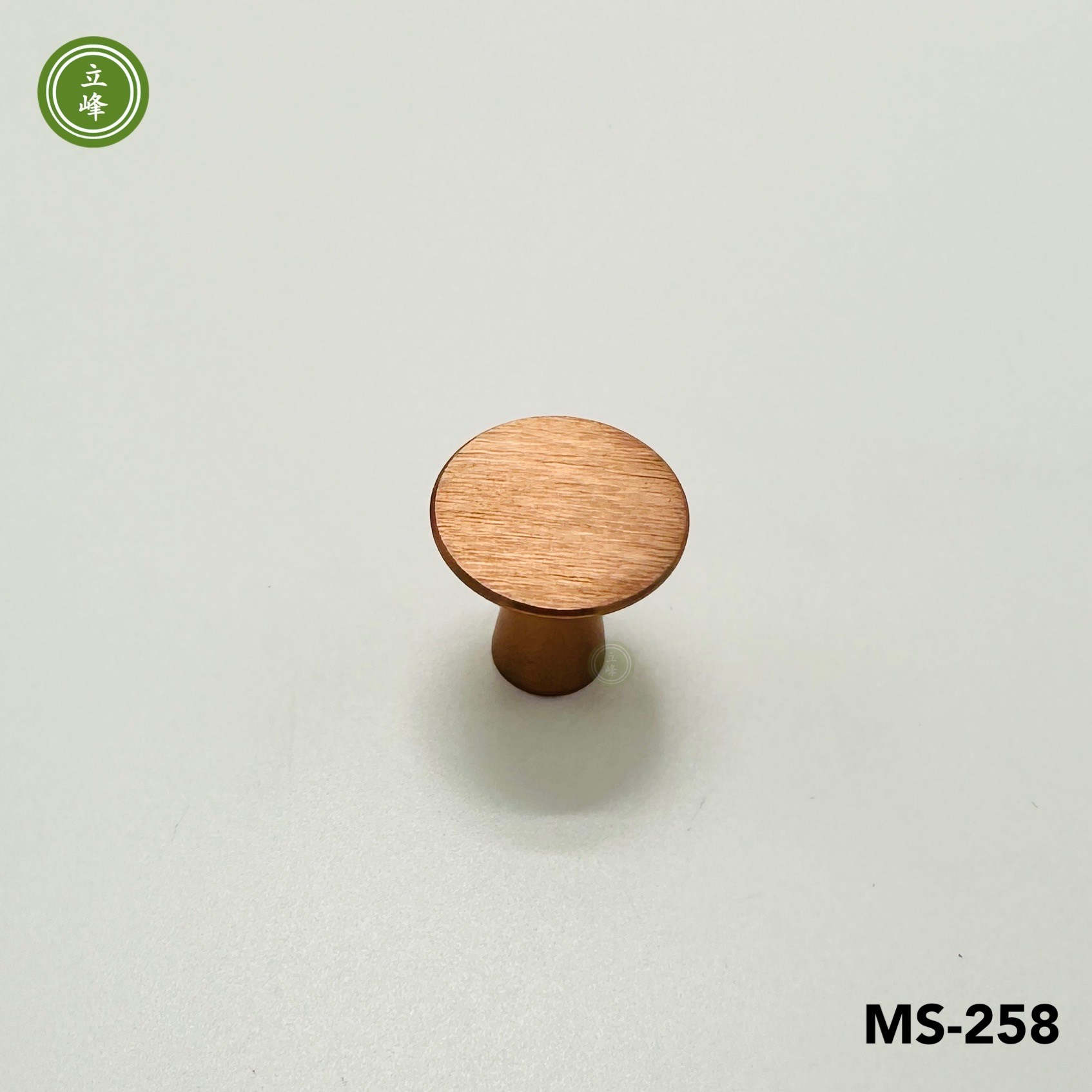 MS-258【玫瑰金色】圓形 單顆把手 