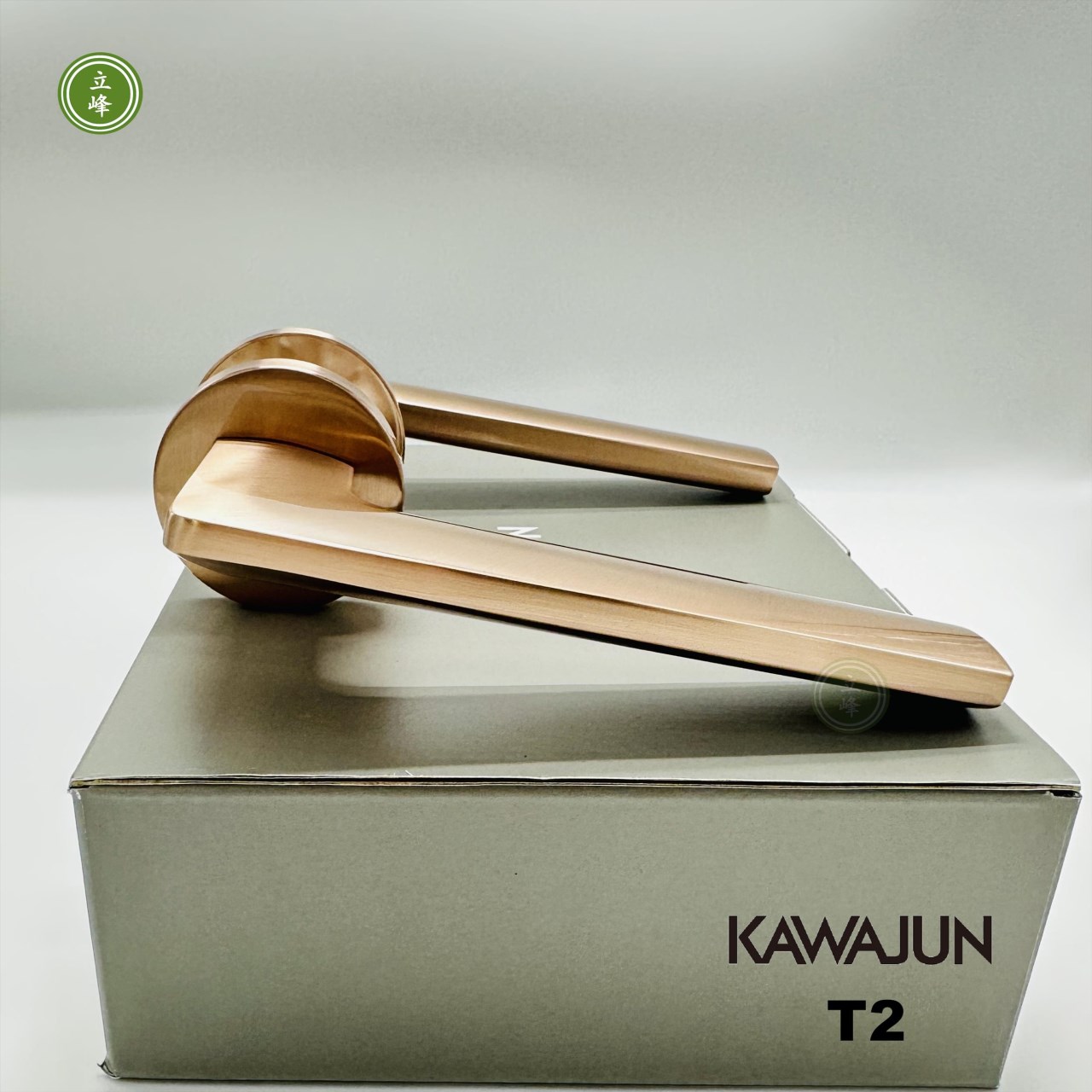 KAWAJUN-T2-拉絲玫瑰金 水平把手