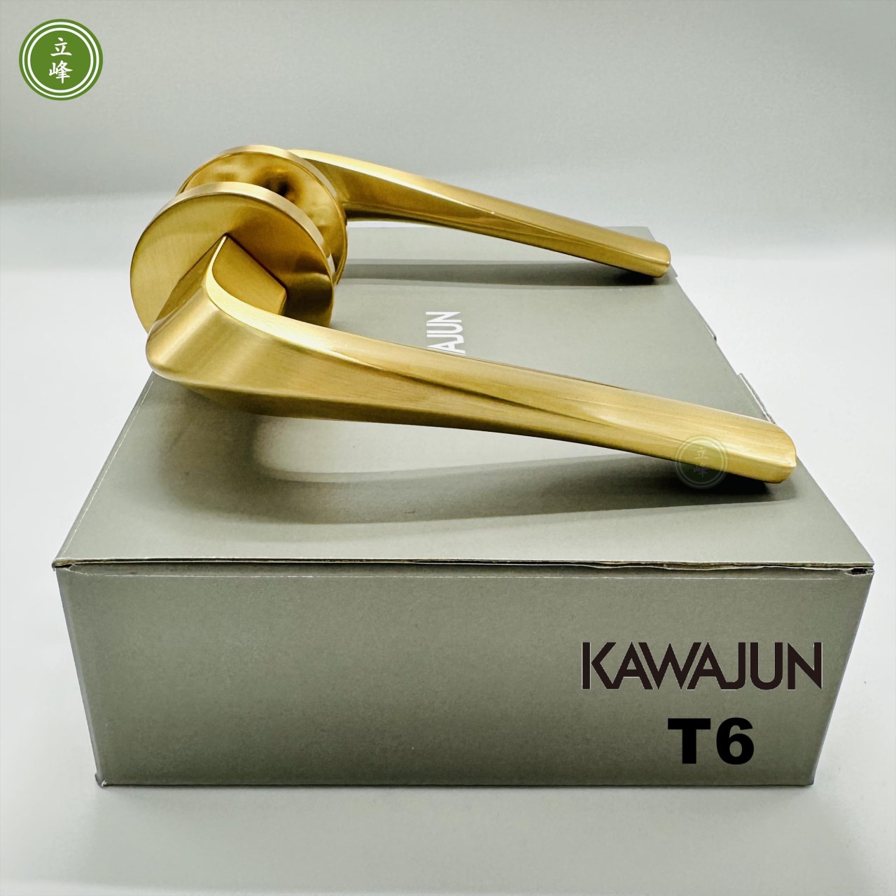 KAWAJUN-T6-拉絲金色 水平把手