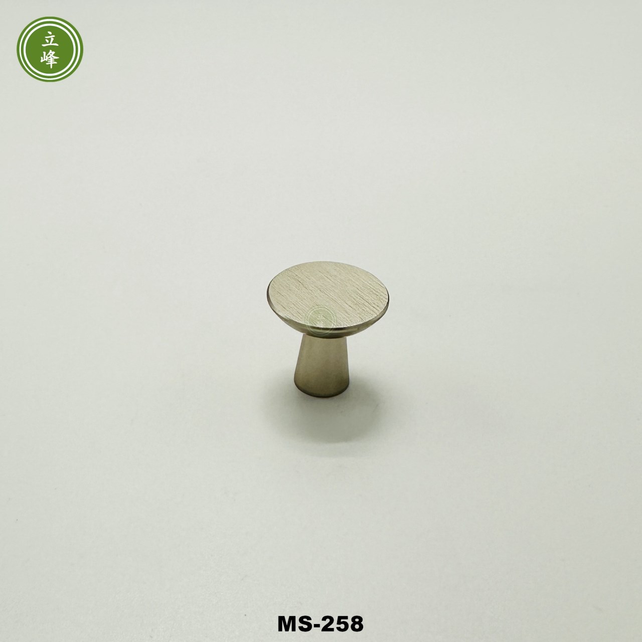 MS-258【霧銀色】圓形 單顆把手  