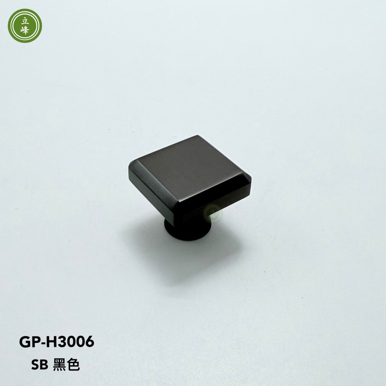 GP-H3006 八角斜邊把手【黑色 銅材質】